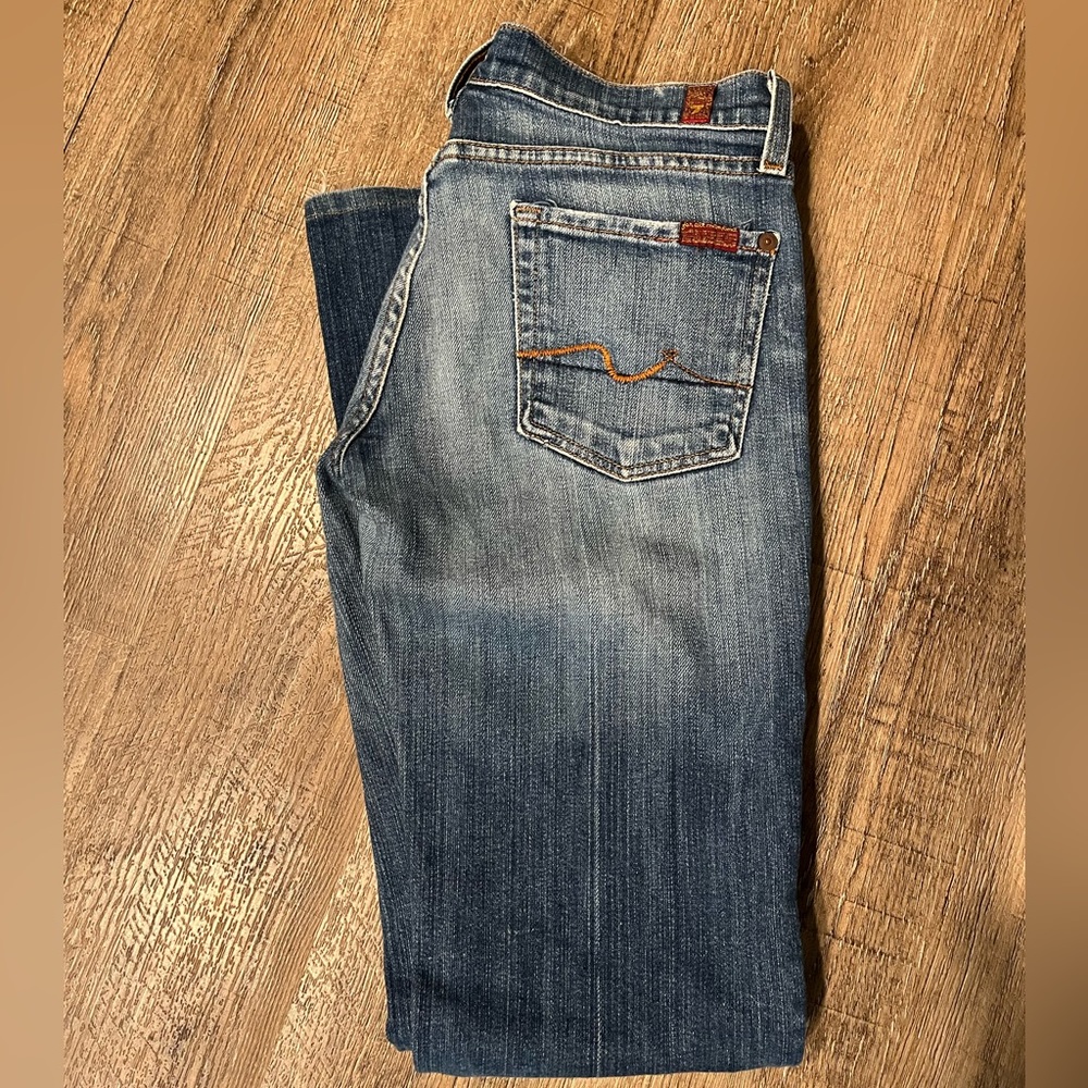 7 for All Mankind bootcut jeans, size 28